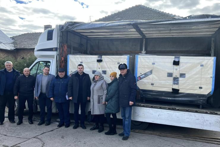 В Кілію доїхали генератори, які громада закупила для освітніх закладів